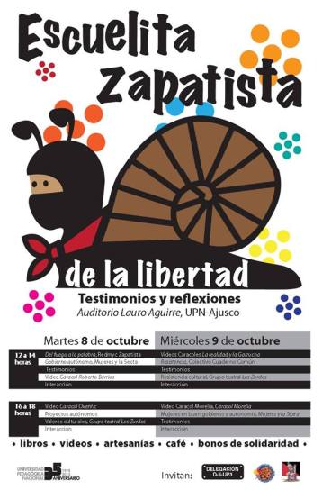 escuelita zapatista en UPN