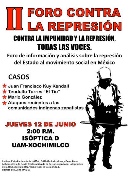 foro contra al represion