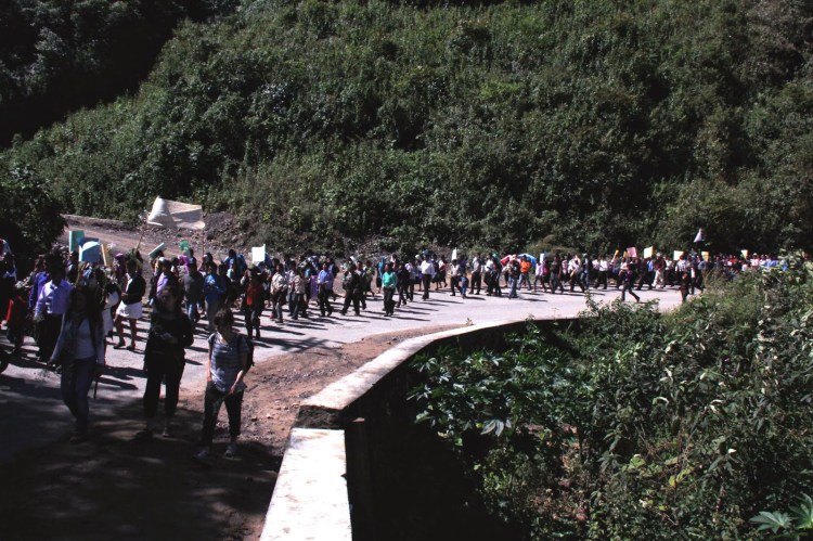 mujeres de acteal marcha