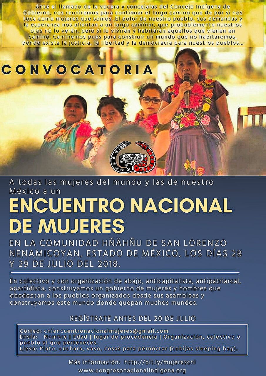 Encuentro Nacional de Mujeres – MUJERES Y LA SEXTA